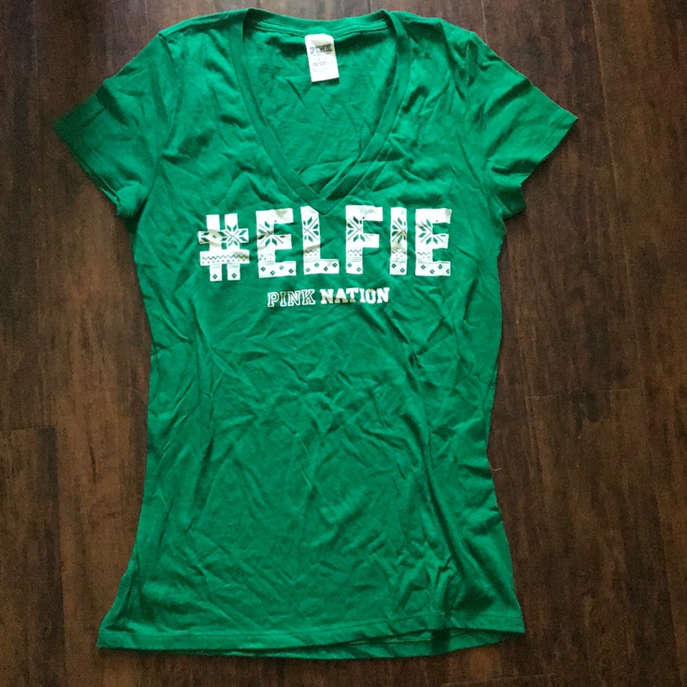 EUC VS Pink Elfie t-shirt size L